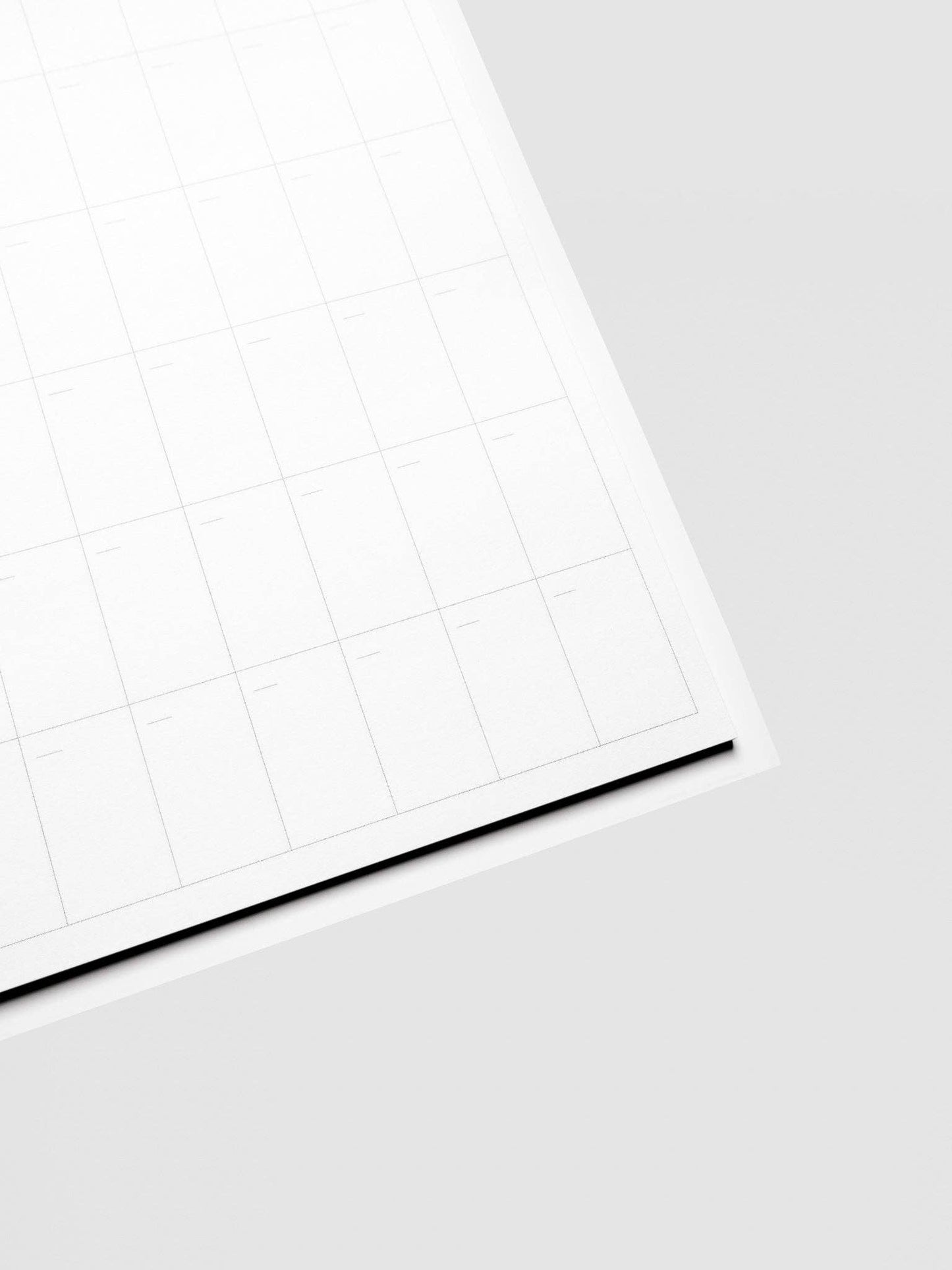 Cloth & Paper - Sticky Note Set - Monthly Overview