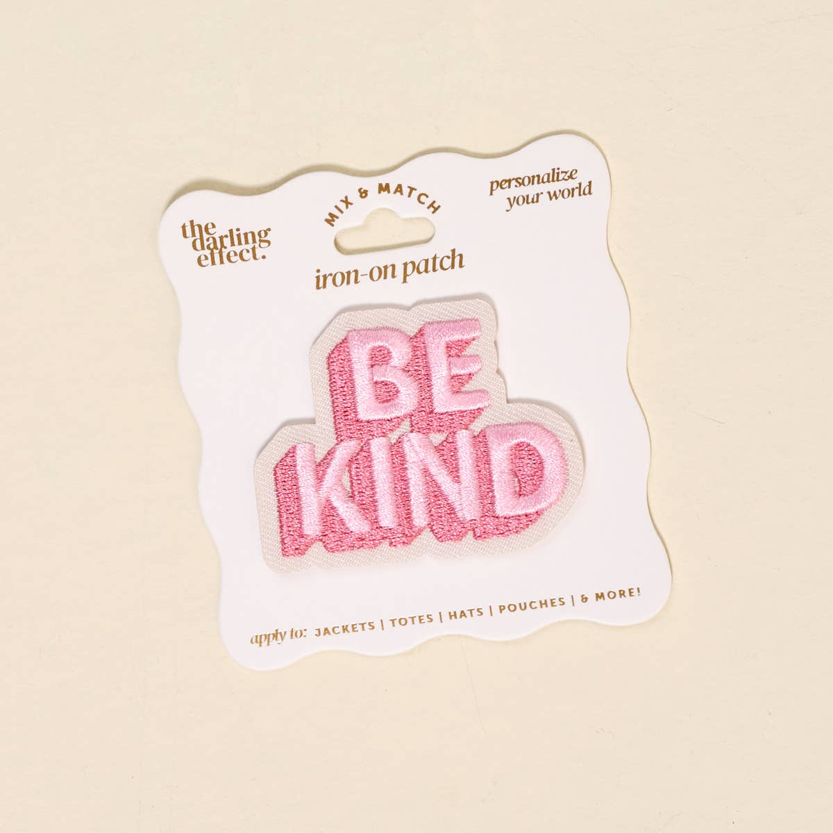 The Darling Effect - Mix & Match Iron-On Patch–Be Kind