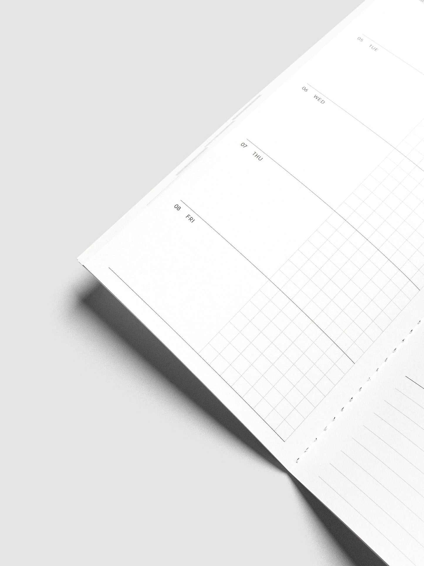 Cloth & Paper - 2027 Dated Travel Notebook Set - Weekly Horizontal - A5 Slim
