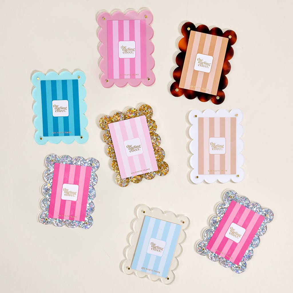 The Darling Effect - Mini Acrylic Picture Frame Magnet–Blue