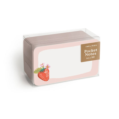 Inklings Paperie - Pocket Notes™ - Strawberry