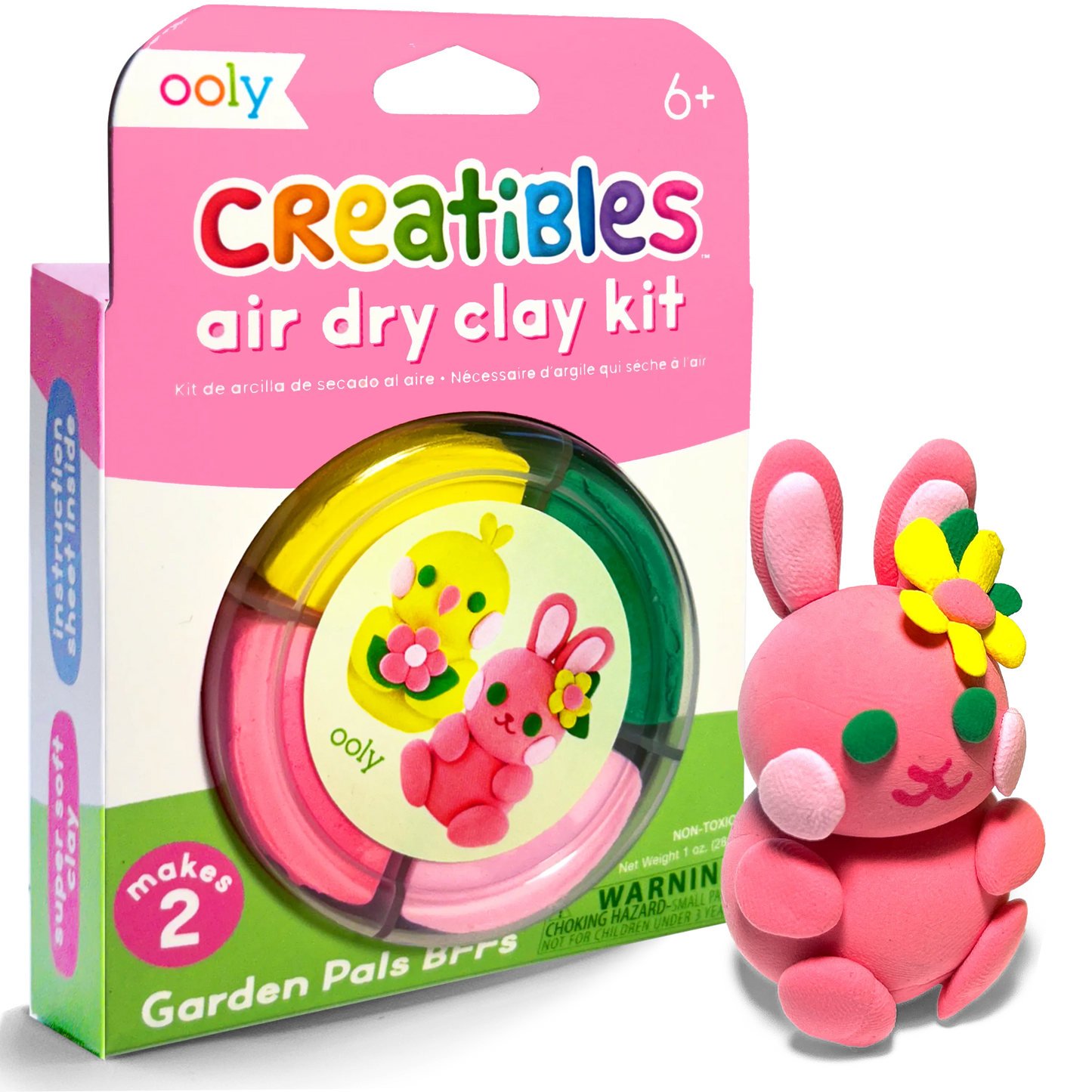 Ooly - Creatibles: Air Dry Clay BFFs Kit - Garden Pals