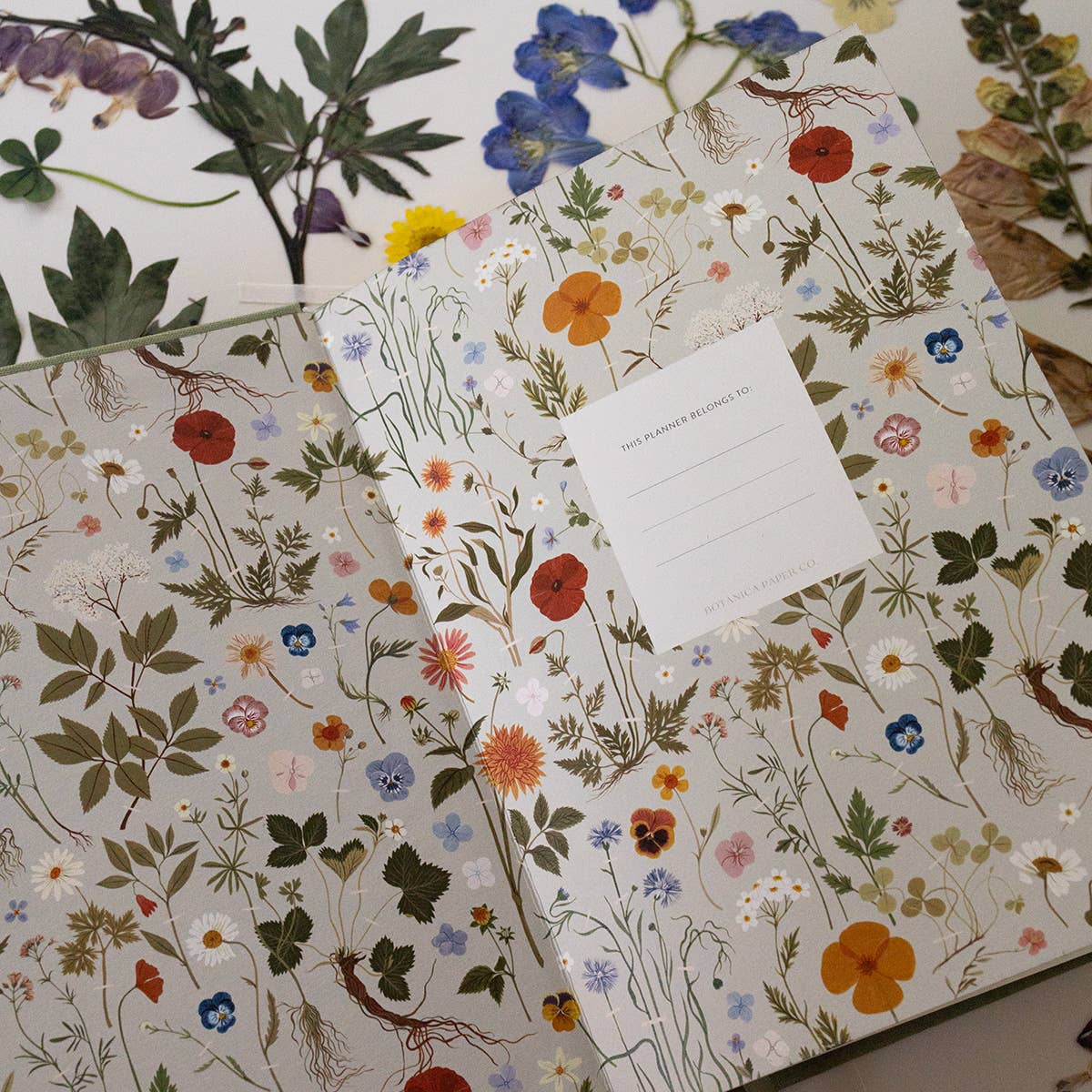 Botanica Paper Co. Herbarium Linen-Bound Undated Planner