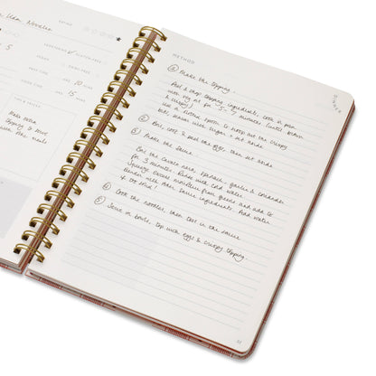 Papier Guided Recipe Journal B5 Hardcover Spiral