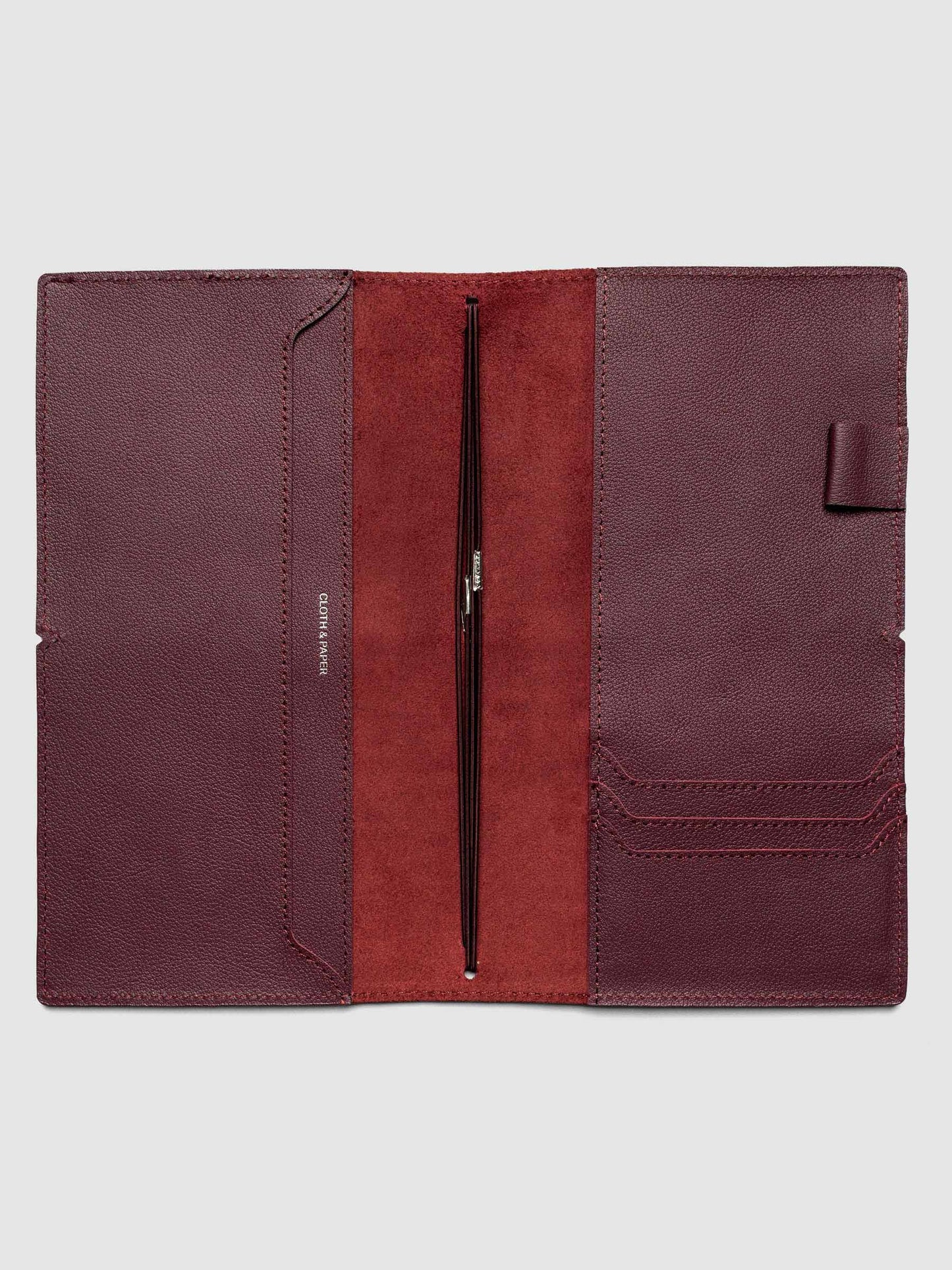 Cloth & Paper - Genuine Leather Travel Notebook Cover - A5 Slim