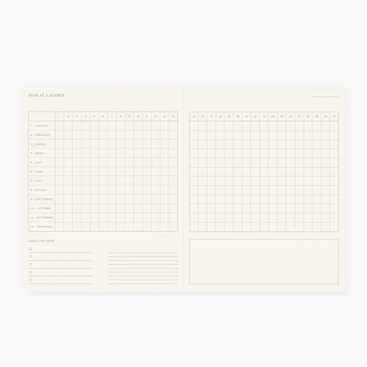 Botanica Paper Co. - Undated Monthly Planner