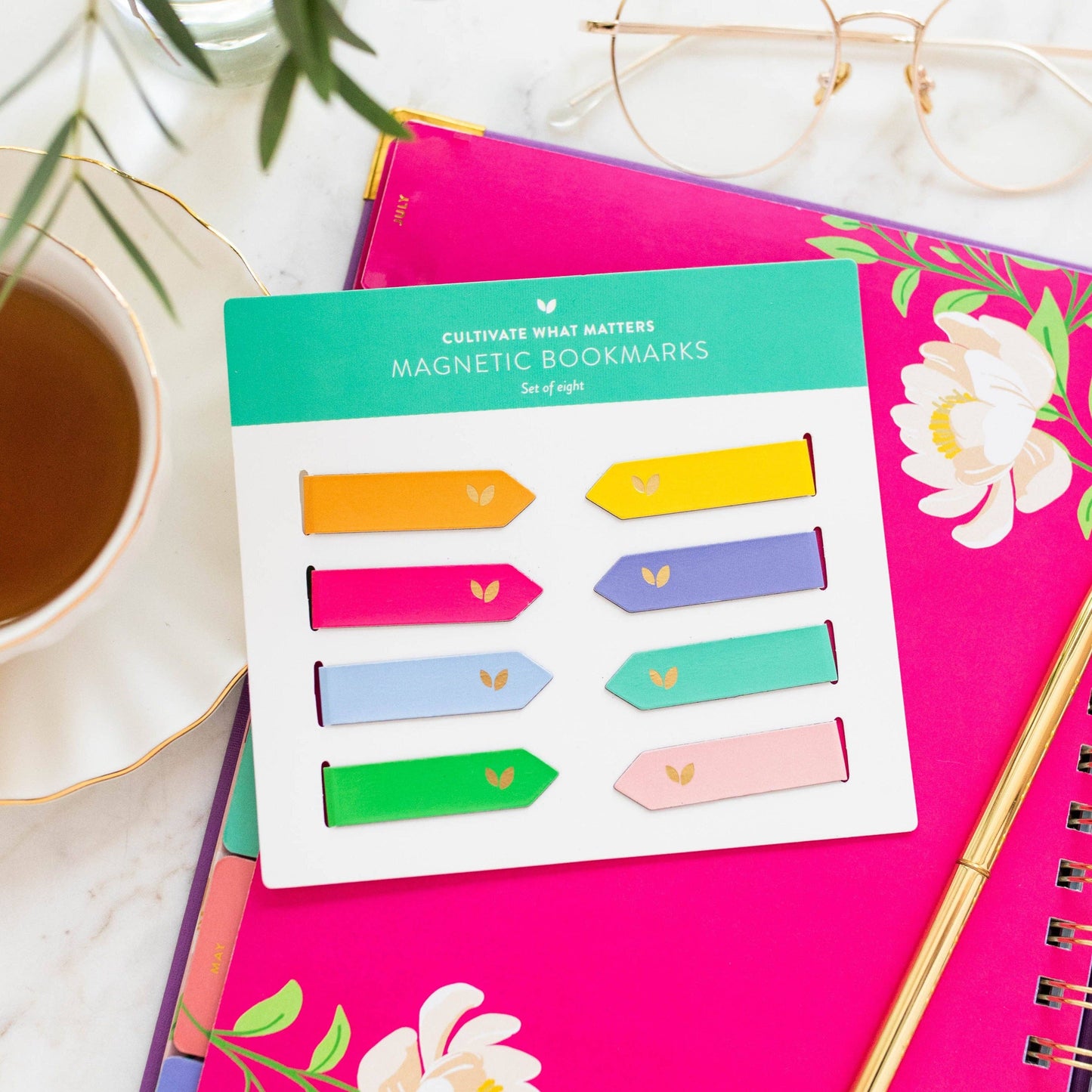 The Daily Grace Co - Magnetic Bookmarks | Bright Colors