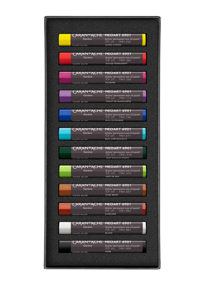 Caran d'Ache - Set of 12 NeoArt 6901 Pastels