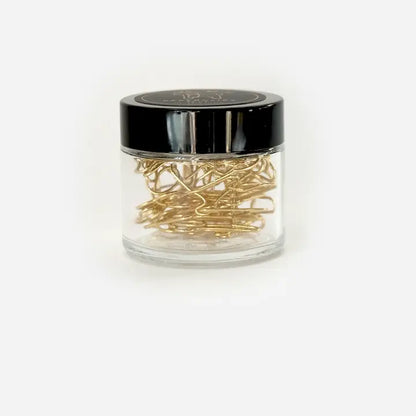 Idlewild Co. Gold Paper Clips - Jar of 25