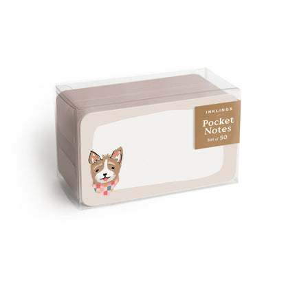 Inklings Paperie -  Pocket Notes™ - Bandana Puppy
