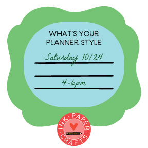 What's Your Planner Style - Workshop