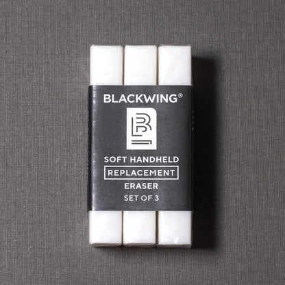 Blackwing Soft Handheld Eraser Replacements -Set of 3