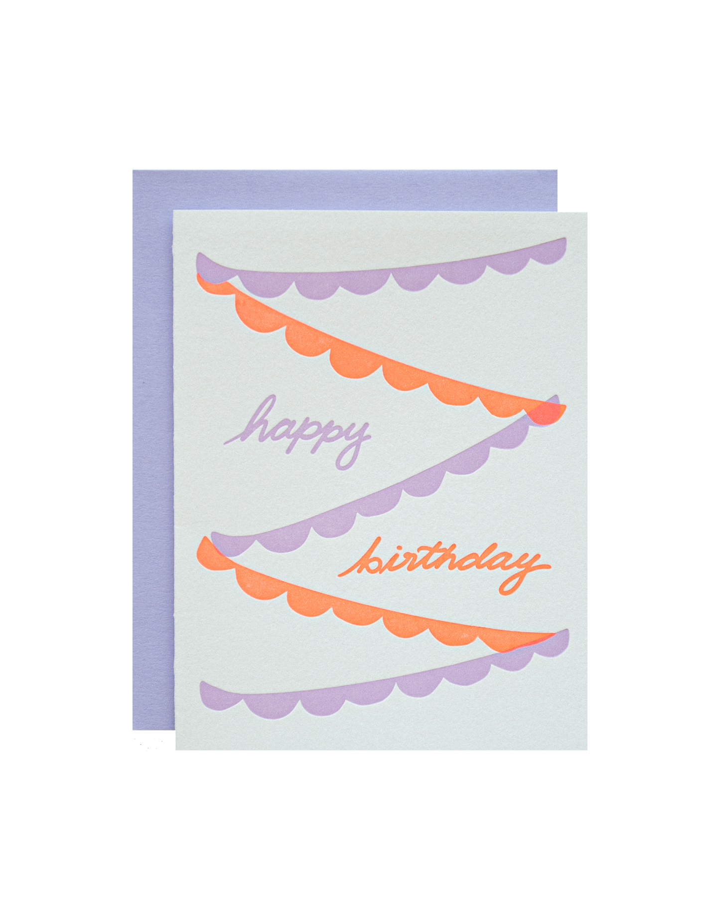 Happy Birthday Cursive Card