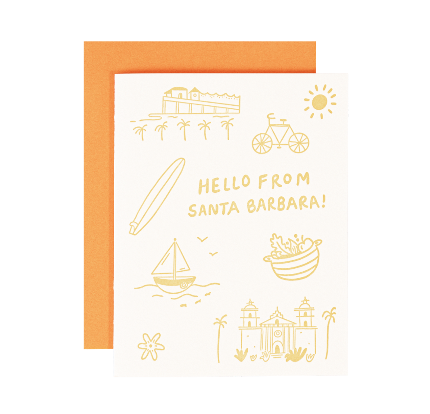 Hello from Santa Barbara Card