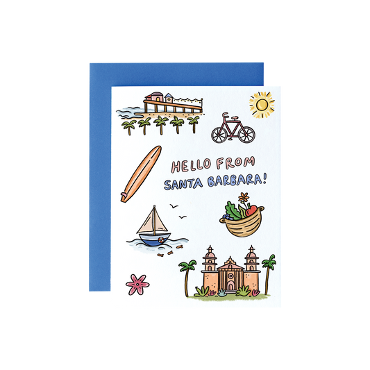 Hello from Santa Barbara Card
