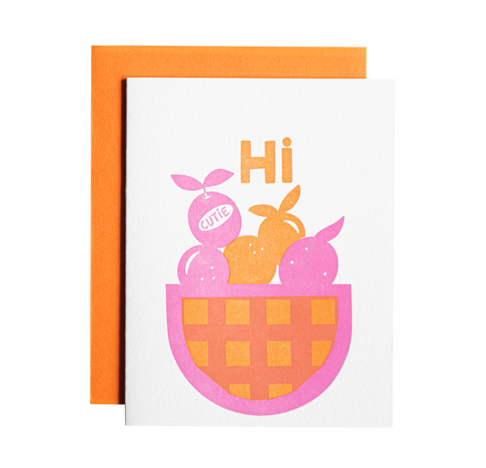 Hi Cutie Card