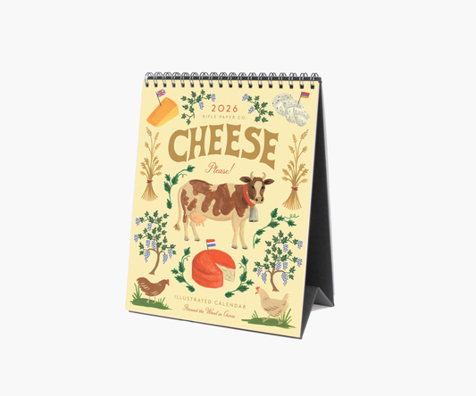 Rifle Paper Co. 2026 Cheese Desk Calendar