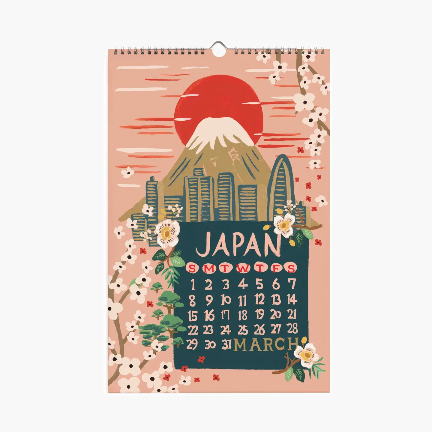 Rifle Paper Co. 2026 World Travel Wall Calendar