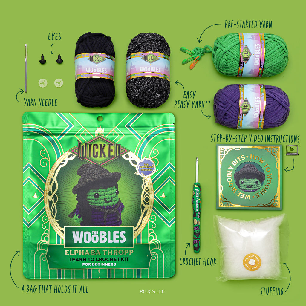 The Woobles - Crochet Kit - Wicked