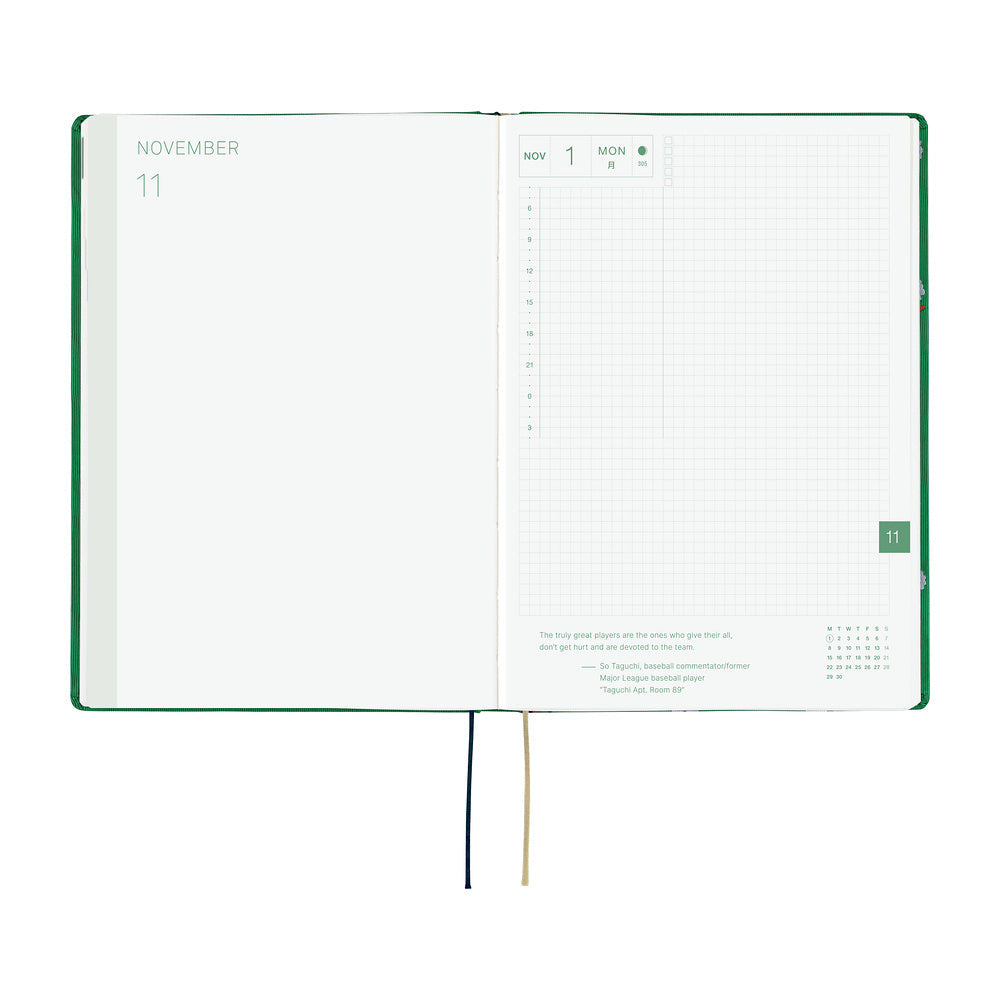 Hobonichi - Techo HON 2027 - A5 Bow & Tie: Sheep Sheep Sheep