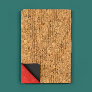 Dapper Notes - Giant Heart Large Cork Notebook