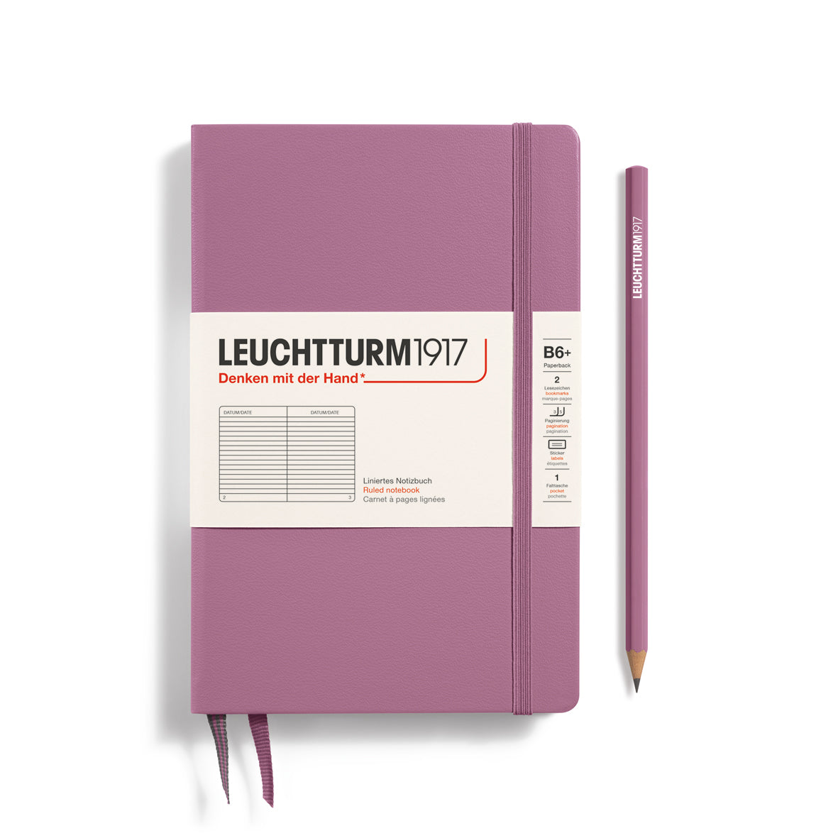 Leuchtturm1917 - B6+ Hardcover Ruled Notebook