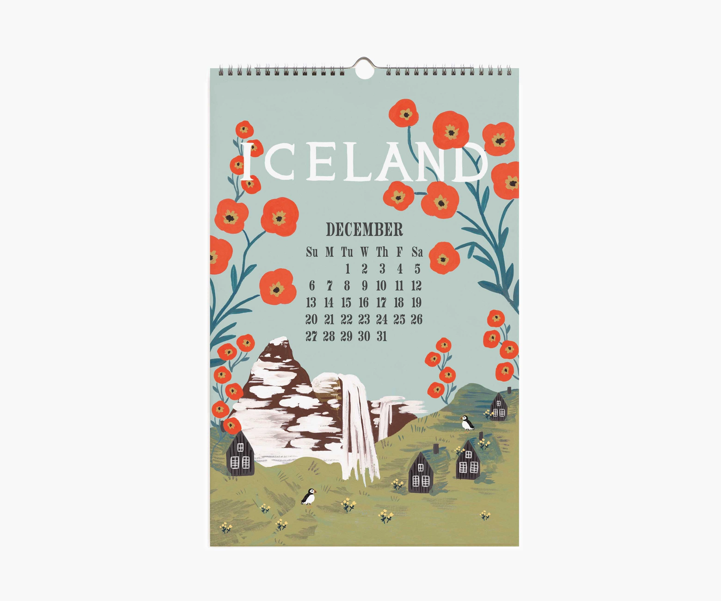 Rifle Paper Co. 2026 World Travel Wall Calendar