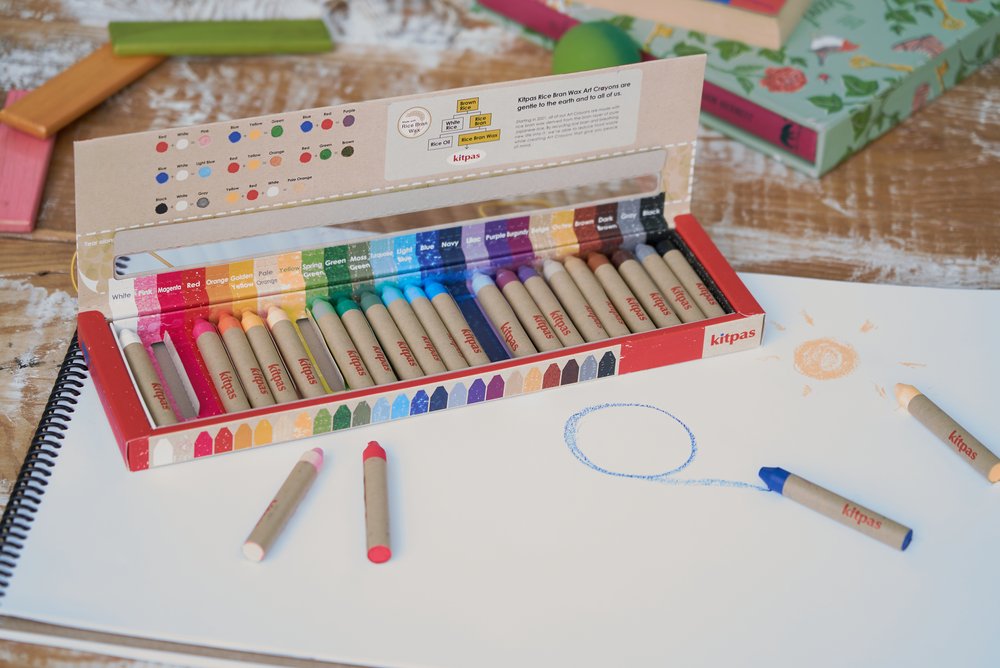 Kitpas - Rice Bran Wax Crayons