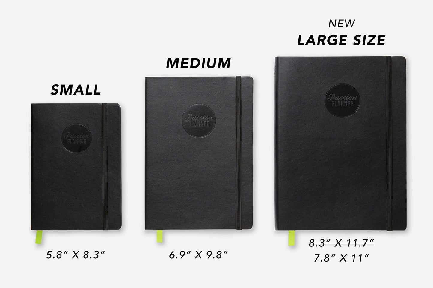 Passion Planner - Undated Weekly Planner - Elite Black