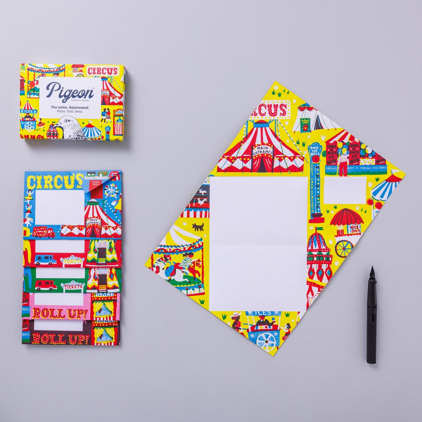 Pigeon Posted Letter Pack - Circus