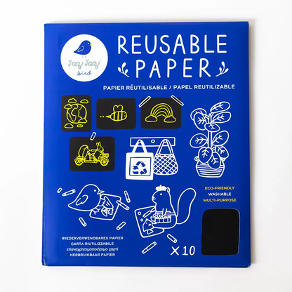 Jaq Jaq Bird - Reusable & Erasable Paper - 10 Pack