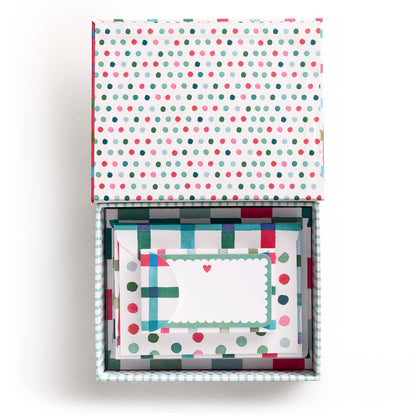 E. Frances Paper - Stationery Set - Happy Plaid