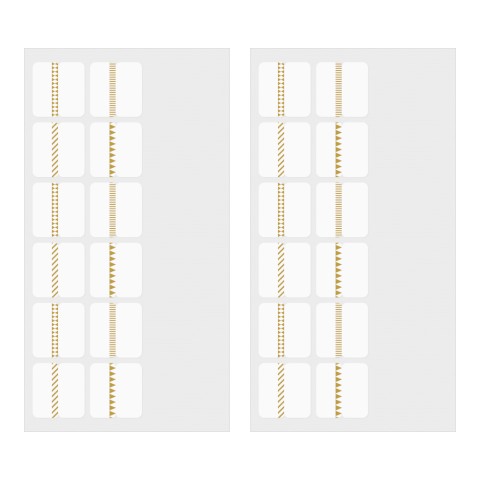 Midori - Chiratto Index Tab - Gold