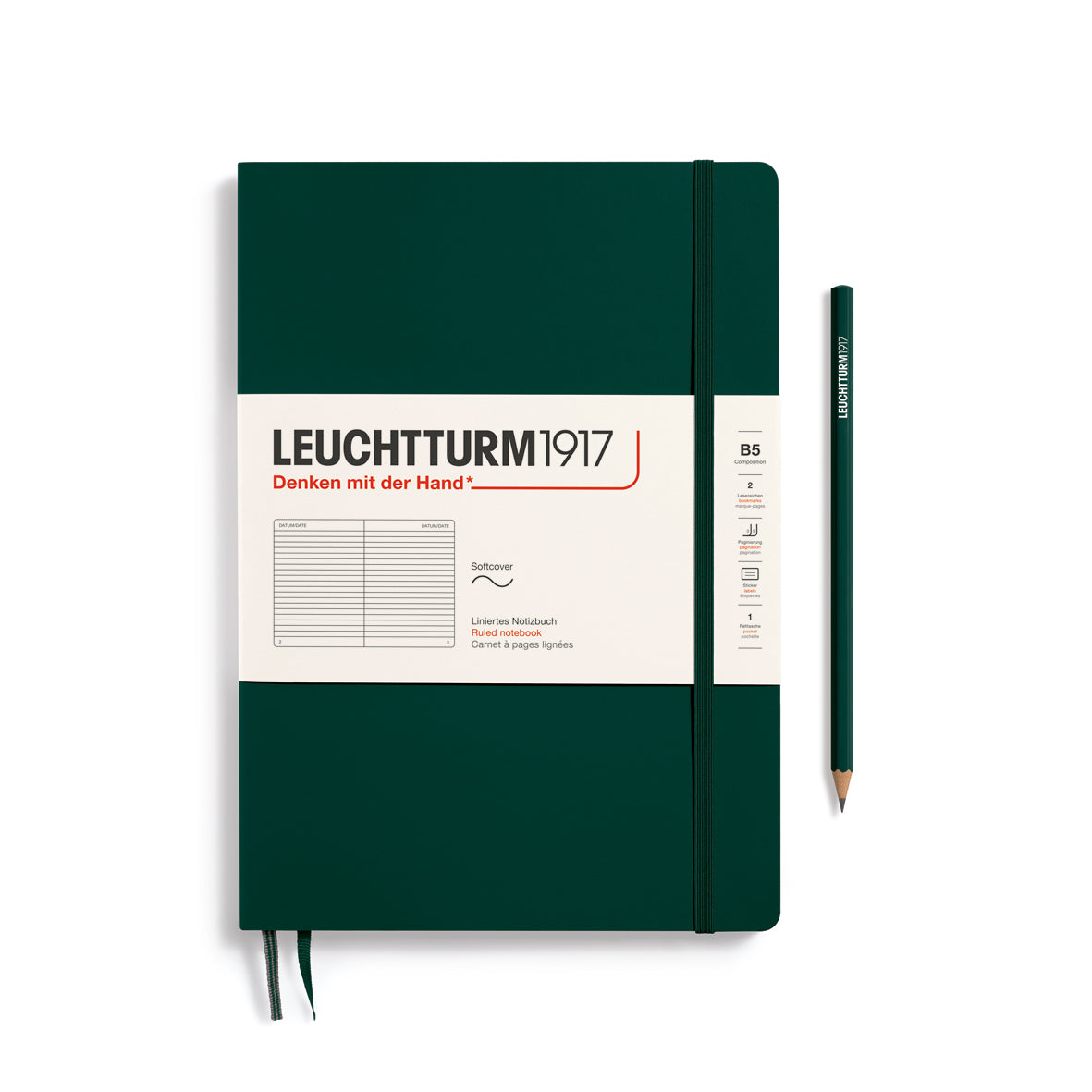 Leuchtturm1917 - B5 Composition Softcover  Notebook