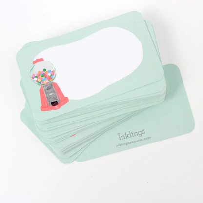 Inklings Paperie -  Pocket Notes™ - Gumball Machine