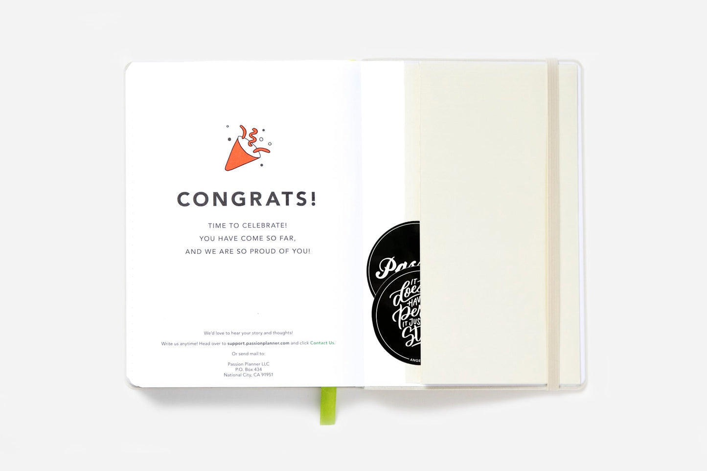 Passion Planner - Undated - Daily Planner - Blossom White