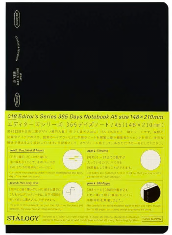 Stalogy - 365 Days Notebook - A5
