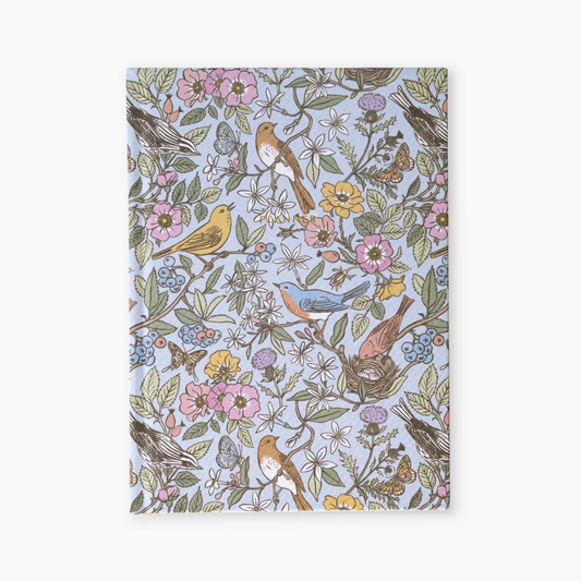 Botanica Paper Co. Song Birds Linen-Bound Undated Planner
