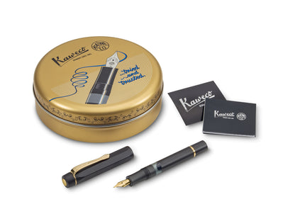 Kaweco Piston Sport AL Black/Gold Starter Set