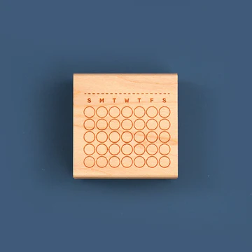 Dapper Notes - Monthly Calendar Stamp