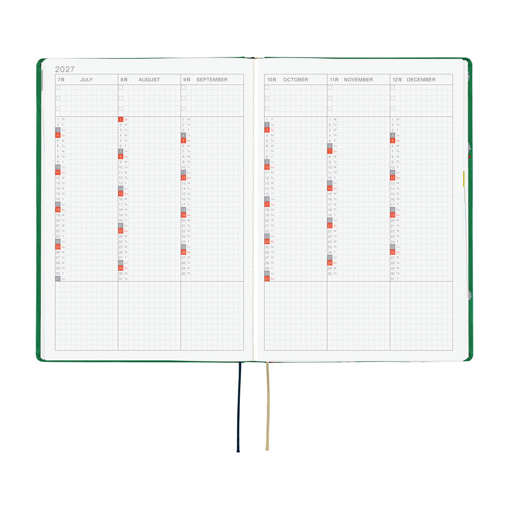 Hobonichi - Techo HON 2027 - A5 Bow & Tie: Sheep Sheep Sheep