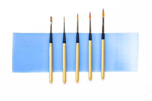 Case for Making - Matte Gold Travel Brushes