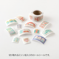 Midori - Yuru Log Sticker Roll - Window Views