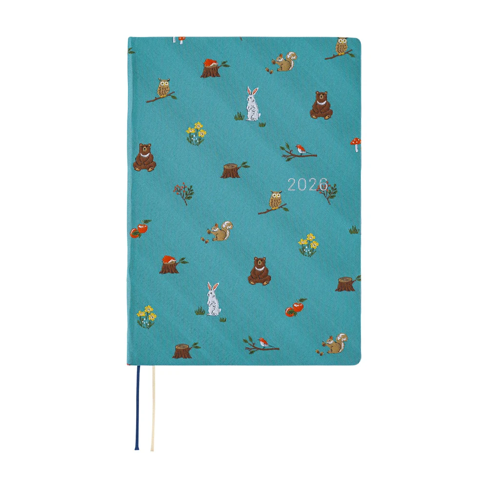 Hobonichi Techo HON 2026 - A5 Bow & Tie: In the Forest