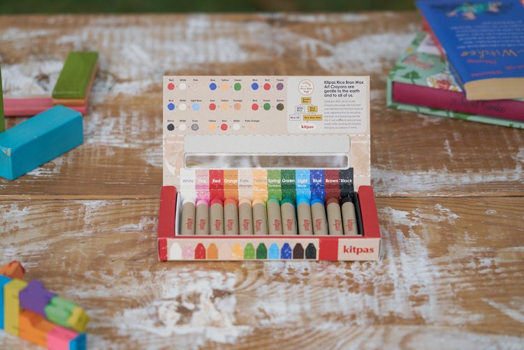 Kitpas - Rice Bran Wax Crayons