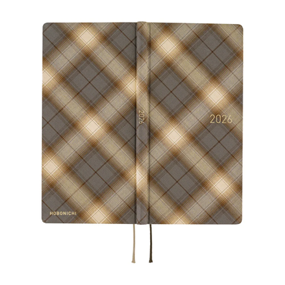 Hobonichi Techo 2026 Weeks - Shirt Fabric: Foggy Plaid