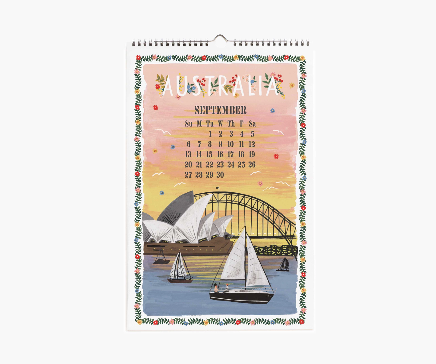 Rifle Paper Co. 2026 World Travel Wall Calendar