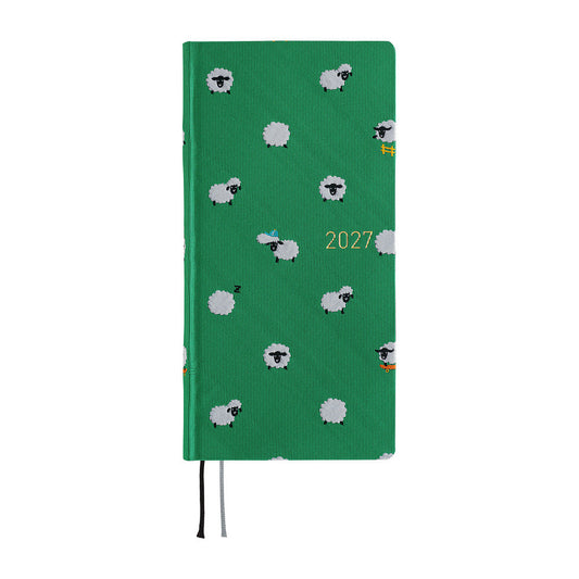 Hobonichi - Techo 2027 Weeks - Bow & Tie: Sheep Sheep Sheep