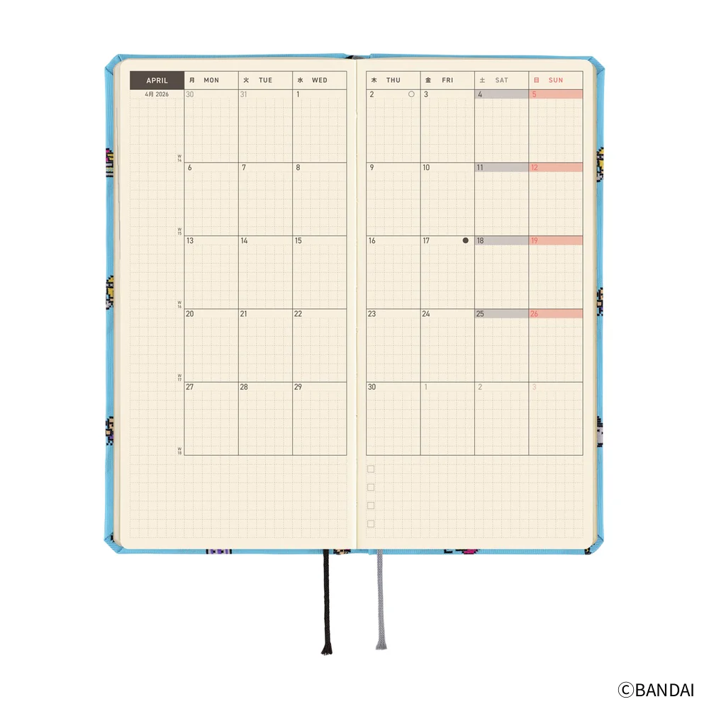 Hobonichi Techo 2026 Weeks - Tamagotchi: Our Tamagotchi