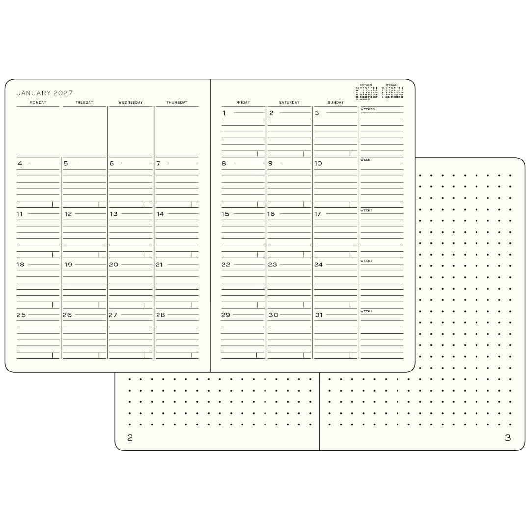 Leuchtturm1917 - 2027 Planner & Notebook - B5 Composition Monthly *Pre-order
